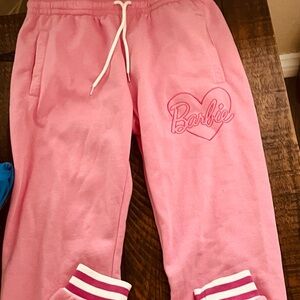 Barbie Pink Heart Design Sweatpants